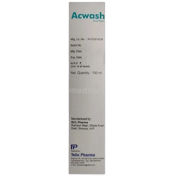 acwash facewash 100 ml